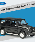 WELLY 1:24 Mercedes-Benz G-Class G500 SUV Alloy Car Scale Model Diecast Black - IHavePaws