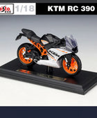 Maisto 1:18 KTM RC 390 Alloy Motorcycle Model Simulation Diecasts Metal Street Racing Motorcycle Model Collection Kids Toys Gift - IHavePaws
