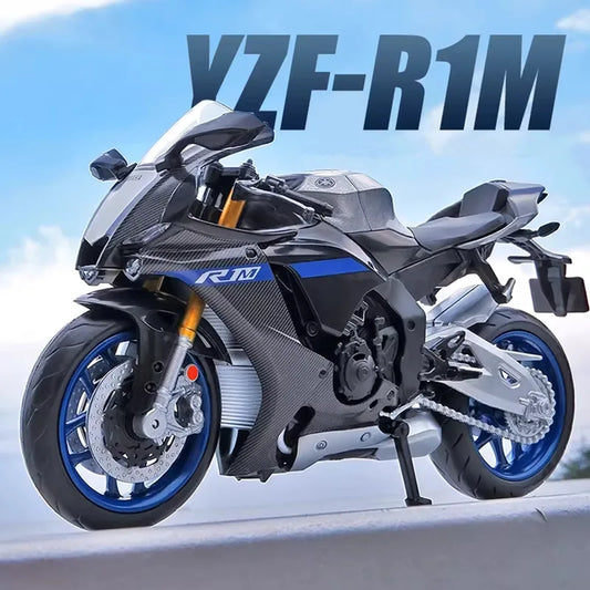 1:12 YZF-R1M Alloy Racing Motorcycle Model Diecasts Street Cross-Country Motorcycle Model Simulation - IHavePaws