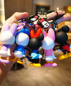 Anime Daisy Keychain Cartoon Mickey Mouse Minnie Cute Doll Kawaii Keyring Mickey Keychain Ornament Key Chain Bag Car Pendant - ihavepaws.com