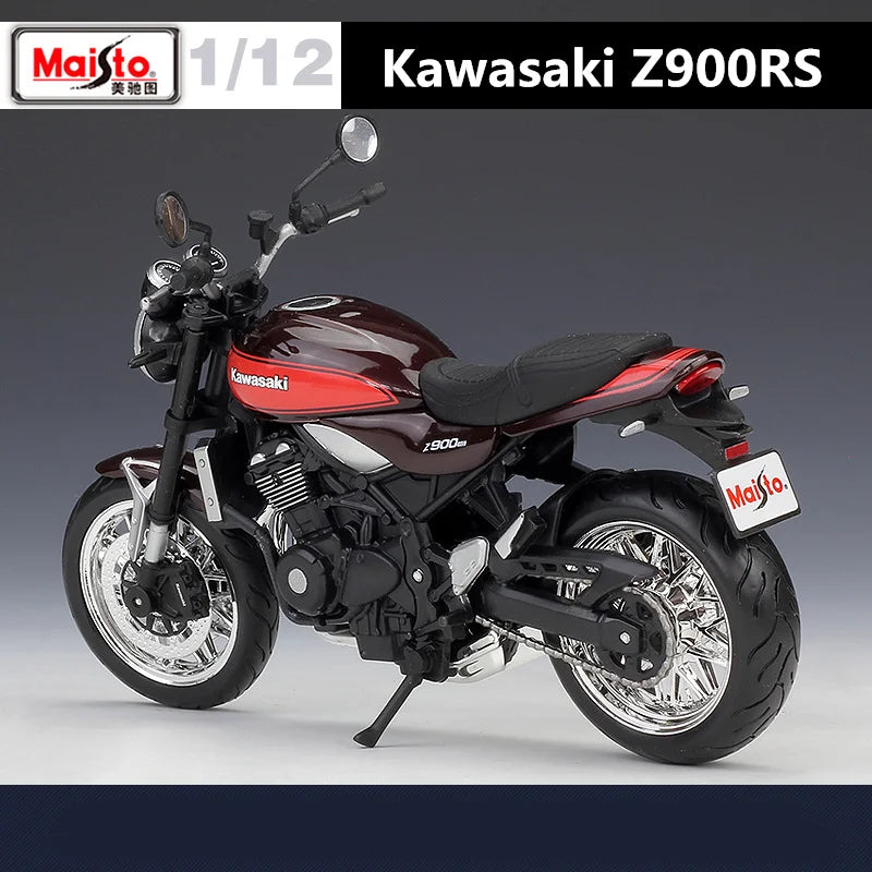 Maisto 1:12 Kawasaki Z900 RS Alloy Sports Motorcycle Model Diecast Metal Street Racing Motorcycle Model Collection Kids Toy Gift