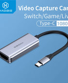 Hagibis Type-C Video Capture Card HDMI-compatible to USB C 1080P HD Game Record for PS4/5 Switch Live Streaming Broadcast Camera - IHavePaws