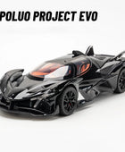 New 1:24 Apollo Intensa Emozione IE Alloy Sports Car Model Diecast Metal Racing Car Vehicles Model Sound and Light Kids Toy Gift Project Black - IHavePaws