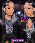 30In Straight Lace Front Human Hair Wigs Pre Plucked 13x4 13x6 Brazilian Glueless Lace Frontal Wig With Baby Hair Remy MYLOCKME