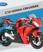 WELLY 1:10 HONDA CBR1000RR Alloy Racing Motorcycle Scale Model Simulation - IHavePaws