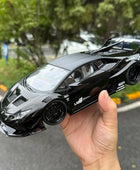 AUTOART 1:18 Lamborghini LB HURACAN GT Sports Diecast Car Scale Model Black - IHavePaws