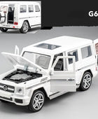 1:32 G65 G63SUV Alloy Car Model Diecasts & Toy Metal Off-road Vehicles Car Model Simulation Sound Light Collection Kids Toy Gift White - IHavePaws