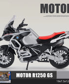 1:12 BMW R1250GS Alloy Racing Motorcycle Model Diecast R1250 Red with box - IHavePaws