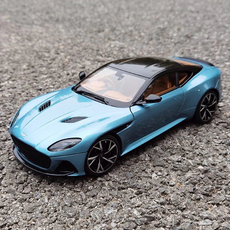 Autoart 1:18 Aston Martin DBS SUPERLEGGERA car scale model 70299 blue - IHavePaws