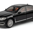 1/24 BMW7 Series 760 LI Alloy Car Model Diecasts Metal Vehicles Car Model High Simulation Sound and Light Collection Kids Toys Gift Black 1 - IHavePaws