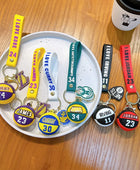 Simulated Mini Star Basketball Keychain Kobe Curry James Owen Basketball Pendant Luggage Accessories Souvenir Party Gifts - ihavepaws.com