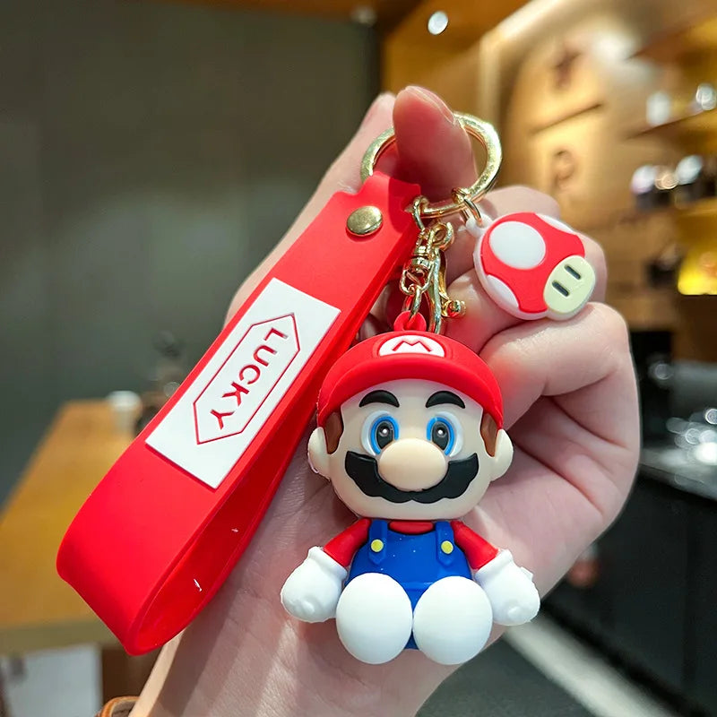 Super Mario Brothers Keychain Classic Game Character Model Pendant Men's and Women's Car Keychain Ring Bookbag Accessories Toys 06 - ihavepaws.com