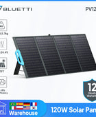 BLUETTI PV120 120W Portable Solar Panel VOC 24.4V Panel Solar Foldable 5.7kg For BLUETTI EB3A EB55 EB70 Solar Plate Camping