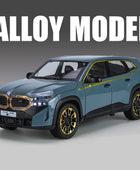1:24 BMW XM SUV Alloy Sports Car Model Diecast Metal Car Vehicles Model Simulation Sound and Light Collection Childrens Toy Gift Blue - IHavePaws