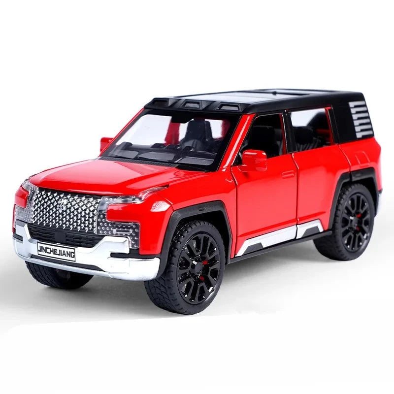 1/32 BYD Look Upat U8 Alloy Car Model Diecast & Toy Metal Off-Road Vehicles Car Model Simulation Sound and Light Childrens Gifts Red - IHavePaws