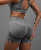 Peach Buttocks Fitness Leggings Women'S Gym Sports Tight Running Shorts Hip Three-Point Pants High Waist Seamless Yoga Shorts - ihavepaws.com