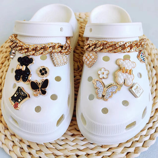 Shoe Charms for Crocs DIY Cute Bear 3D Stereoscopic Shoe Buckle Decoration for Croc Shoe Charm Hole Shoe Accessories - IHavePaws