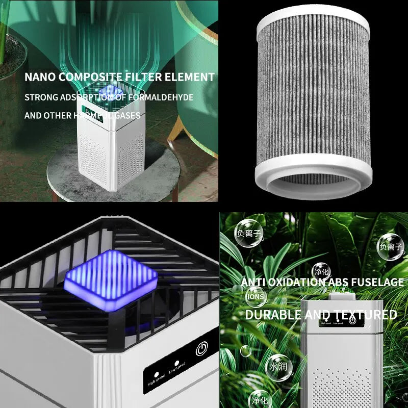 Smart Air Purifier with Negative Ions Generator - Breathe Clean, Breathe Smart - IHavePaws