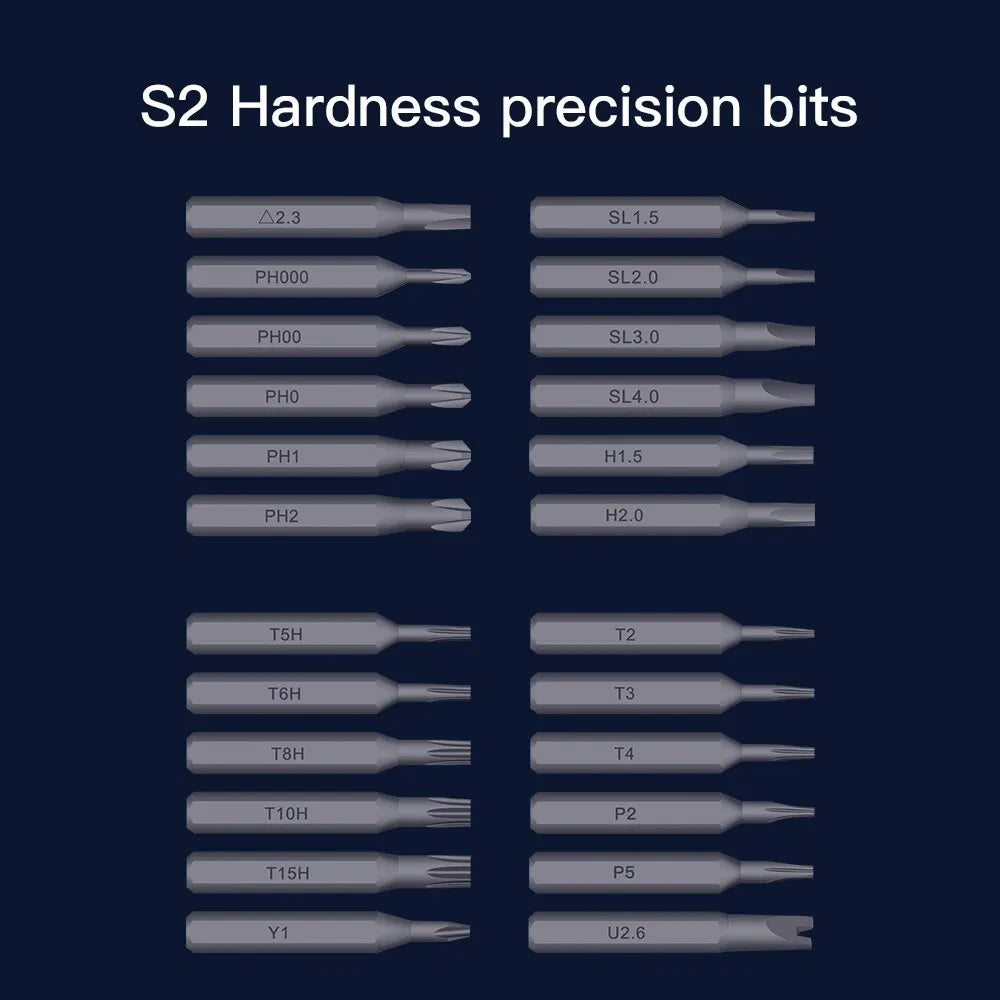 28 in 1 Electric Screwdriver Precision Set Power Tool Kit Rechargeable Wireless Cordless - IHavePaws