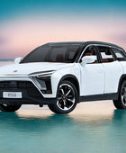 1:24 NIO ES8 SUV Alloy New Energy Car Model Diecasts Metal Toy Vehicles Car Model Simulation Sound and Light Childrens Toys Gift White - IHavePaws