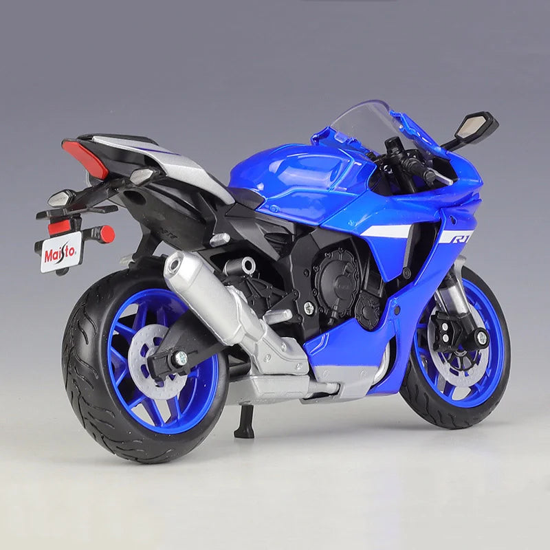 Maisto 1:12 2021 YAMAHA YZF-R1 Alloy Racing Motorcycle Model Metal Street Sports Motorcycle Model High Simulation Kids Toy Gifts