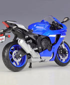 Maisto 1:12 2021 YAMAHA YZF-R1 Alloy Racing Motorcycle Model Metal Street Sports Motorcycle Model High Simulation Kids Toy Gifts