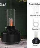 KINSCOTER Portable Mini Aroma Diffuser USB Air Humidifier C Black 150ml - IHavePaws