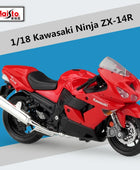 Maisto 1:18 Kawasaki Ninja ZX-14R Alloy Sports Motorcycle Model Simulation Metal Street Racing Motorcycle Model Childrens Gifts - IHavePaws