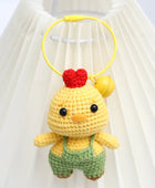 New 12 zodiac Dragon Handmade knitted Crochet Doll Pendants Room Decor DIY Cute Animal Doll Keychain Christmas Birthday Gifts J1 - ihavepaws.com