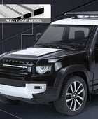 1/24 Range Rover Defender SUV Alloy Car Model Diecast Metal Off-road Vehicles Car Model Simulation Sound and Light Kids Toy Gift