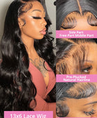 Glueless Wig Human Hair Ready To Wear Body Wave 13x4 Lace Front 5x5 6x4 Closure Wig Preplucked Melt Skins Pre Bleached Knots