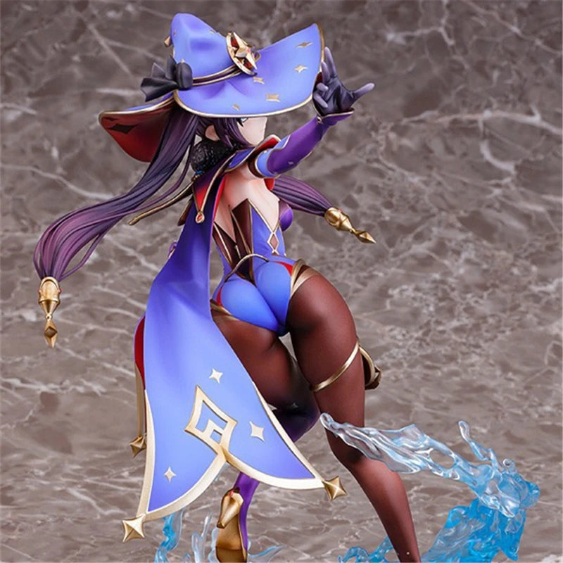 25cm Genshin Impact Action Figure Mona Anime Action Figure Collection Mona Sexy Girl PVC Model Doll Childrens Toy Gift Ornaments - IHavePaws