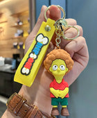 8 Kinds of The Simpsons Keychain Charm Cartoon Anime Handmade Cute Unisex Car Key chain Pendant Luggage Accessories Couple Gift 07 - ihavepaws.com