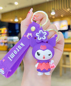 Kawaii Sanrio Character My Melody Kuromi Versatile Bracelet Keychain Bag Charm Phone Lanyard Car Pendant - Ideal Gift for Women style 3 - ihavepaws.com