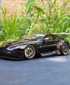 AUTOART 1:18 Aston Martin VANTAGE V12 GT3 Sports car scale model 81308 black - IHavePaws