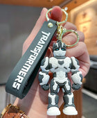 Cartoon Anime Transformers Keychain Robot Bumblebee Optimus Prime Autobots Key Chain Charm Luggage Accessories Toy Gift for Son 07 - ihavepaws.com