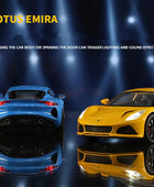 1:24 Lotus Emira Alloy Sports Car Model Diecasts Metal Racing Car Vehicles Model Simulation Sound Light Collection Kids Toy Gift - IHavePaws