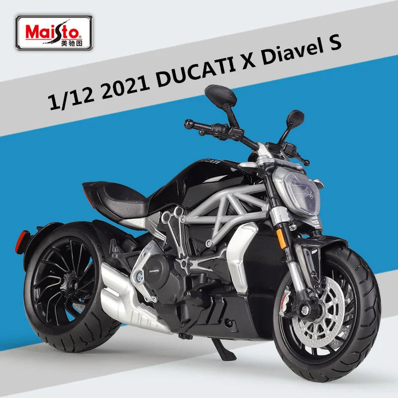 Maisto 1:12 DUCATI X Diavel S Alloy Racing Motorcycle Model Diecasts Metal Street Sports Motorcycle Model Simulation - IHavePaws