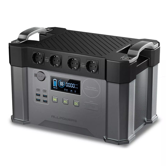 ALLPOWERS Portable Power Station 110 / 230V 2000W/700W/300W/200W Emergency Power Supply Fit For Iphone Camping 2000W power station - IHavePaws