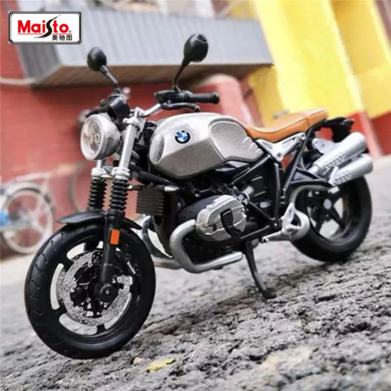 Maisto 1:12 BMW R Nine T Scrambler Alloy Racing Motorcycle Model Simulation Metal cross-country Motorcycle Model Kids Toys Gifts