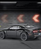 1:32 Dodge Challenger SRT Alloy Musle Car Model Diecasts Metal Sports Car Model Simulation Sound Light Collection Kids Toys Gift - IHavePaws