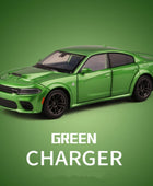 1:32 DODGE Charger SRT Hellcat Alloy Sport Car model Diecasts & Toy Muscle Vehicle Car Model Simulation Collection Kids Toy Gift Green - IHavePaws