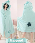 Genshin Impact Cosplay Cloak Blanket Zhong Li Hutao Tartaglia Wearable Cape Hooded Blanket Shawl Sofa Blanket Halloween Gifts Clear / Only capes - IHavePaws