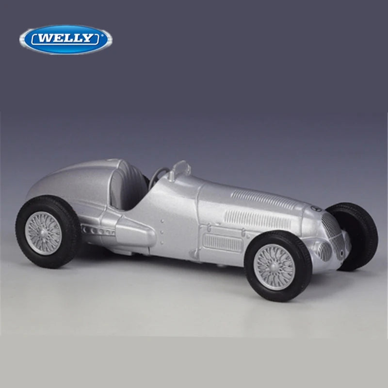 Welly 1:36 Mercedes-Benz 300SL Alloy Car Model Diecasts Metal Toy Car Model Simulation Door Can Opened Collection Childrens Gift W125 - IHavePaws