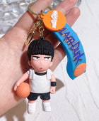Kawaii Japan Anime Slam Dunk Sakuragi Hanamichi Keychains PVC Cartoon Figure Model Pendant Keyrings Figure Key Toys Gifts 3 - ihavepaws.com
