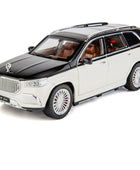 1/24 Maybach GLS-Class GLS600 SUV Alloy Car Model Diecasts Metal Toy Luxy Car Model Collection Sound Light Simulation Kids Gifts White - IHavePaws