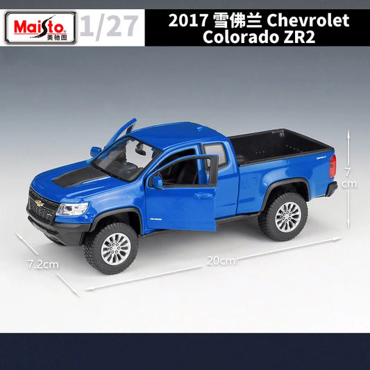 Maisto Assembly Version 1:27 Chevrolet Colorado ZR2 Alloy Pickup Car Model Diecasts Metal Off-road Vehicles Car Model Kids Gifts