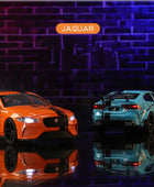 1/24 XE SV Project8 Alloy Sports Car Model Diecasts Metal Racing Car Model Simulation Sound and Light Collection Kids Toys Gifts