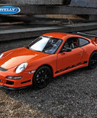 Welly 1:24 Porsche 911 GT3 RS Alloy Sports Car Model Diecast Metal Toy Track Race Car Model Simulation Collection Kids Toys Gift Orange - IHavePaws