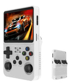 Open Source R36S Retro Handheld Video Game Console Linux System 3.5 Inch IPS Screen Portable White - ihavepaws.com